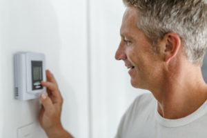 Adjusting Programmable Thermostat
