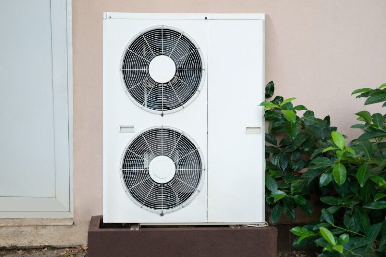 AC unit standing outside min