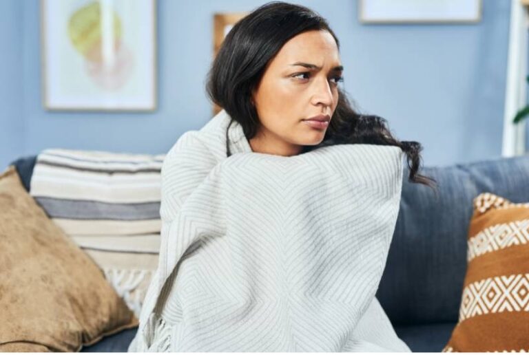 cold woman heat pump not working